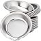 Stainless Steel Color Palette, Flat Round, Stainless Steel Color, 50x48x8mm