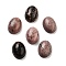 Natural Rhodonite Cabochons, Oval, 16x12x5mm