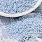MIYUKI Delica Beads, Cylinder, Japanese Seed Beads, 11/0, (DB1507) Opaque Light Sky Blue AB, 1.3x1.6mm, Hole: 0.8mm, about 100000pcs/500g