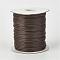 Eco-Friendly Korean Waxed Polyester Cord, Coconut Brown, 1.5mm, about 169.51~174.98 Yards(155~160m)/Roll