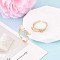 Brass Micro Pave Cubic Zirconia Cuff Rings for Women, Wings, Real 18K Gold Plated, 20x6.5mm