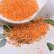 MIYUKI Delica Beads, Cylinder, Japanese Seed Beads, 11/0, Transparent Colours AB, (DB0151) Transparent Orange AB, 1.3x1.6mm, Hole: 0.8mm, about 100000pcs/500g