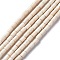 Synthetic Turquoise Beads Strands, Dyed, Column, Creamy White, 6x4mm, Hole: 1mm, about 64pcs/strand, 15.5 inch