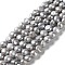 Natural Cultured Freshwater Pearl Beads Strands, Dyed, Two Sides Polished, Gray, 8~10x9~11x6~7mm, Hole: 0.5mm, about 42pcs/strand, 14.37''~14.65''(36.5~37.2cm)