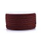 Polyester Braided Cord, Coconut Brown, 2mm, about 16.4 yards(15m)/roll