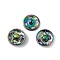 Ion Plating(IP) 202 Stainless Steel Snap Buttons, Garment Buttons, Sewing Accessories, Rainbow Color, 10x3.5mm