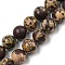Natural Cherry Blossom Jasper Beads Strands, Round, 10~10.5mm, Hole: 1.5mm, about 37pcs/strand, 15.04~15.16 inch(38.2~38.5cm)