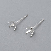 Серьги-гвоздики из нержавеющей стали 304 STAS-O098-06S-03