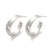 Серьги-гвоздики из латуни EJEW-K264-08P