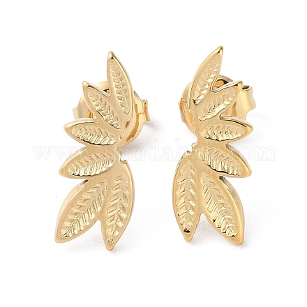 Серьги-гвоздики из нержавеющей стали 304 STAS-Z052-22G-1
