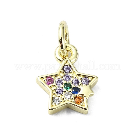 Латунные подвески из микро-паве KK-H475-19G-01-1