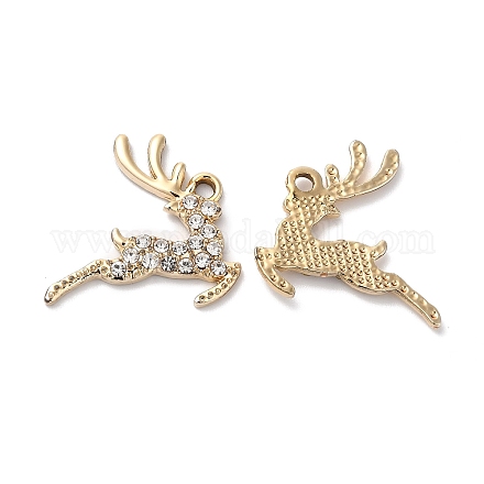 Подвески из сплава с кристаллами и стразами RB-L036-VF870-2-1