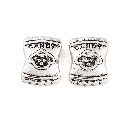 Старинные тибетские бусины из серебряного сплава FIND-S230-06AS-1