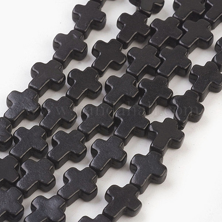 Синтетических нитей бирюзовые бусы TURQ-G112-8x10mm-10-1
