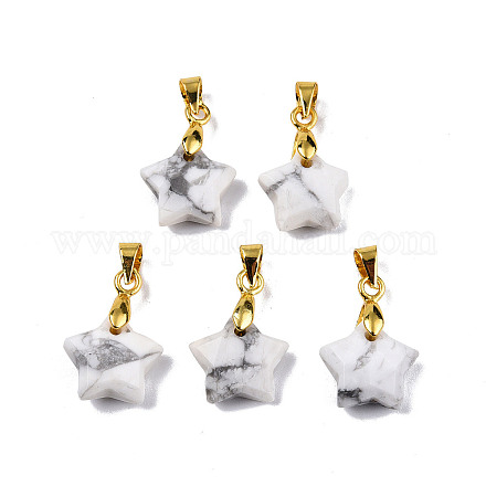 Природные подвески Howlite X-G-N326-142-10-1
