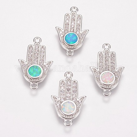 Латунные микро проложить кубических соединения циркония KK-E735-18P-1