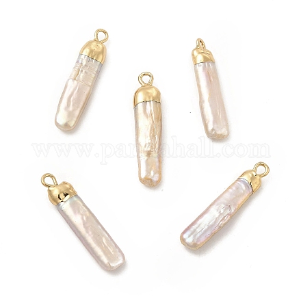Барочные подвески из натурального жемчуга кеши PEAR-P004-69KCG-1