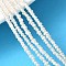 Natural Cultured Freshwater Pearl Beads Strands, Grade 3A+, Potato, Floral White, 2~2.5mm, Hole: 0.6mm, about 158~160pcs/strand, 14.21~14.45''(36.1~36.7cm)