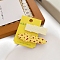 2Pcs Plastic Alligator Hair Clips, Hair Accessories for Girls Women, Rectangle and Cloud, Yellow, 50~65x20mm, 2pcs/set