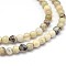 Round Natural White African Opal Beads Strands, 4mm, Hole: 0.5mm, about 109pcs/strand, 15.7 inch