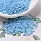 MIYUKI Delica Beads, Cylinder, Japanese Seed Beads, 11/0, (DB0164) Opaque Turquoise Blue AB, 1.3x1.6mm, Hole: 0.8mm, about 100000pcs/500g