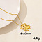 Stainless Steel Insect Spider Pendant Necklace Unisex Jewelry