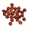 Natural Carnelian Cabochons, Half Round, 5x2.5mm