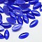 Cat Eye Cabochons, Horse Eye, Blue, 15x7x2.5mm