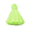 Cotton Tassel Pendants, Green Yellow, 45~48x30~36mm