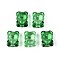 Baking Paint Transparent Glass Beads, Bear with Heart, Medium Sea Green, 20~20.5x14.5~15x13.5~14mm, Hole: 1.5~1.6mm