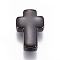 Ion Plating(IP) 304 Stainless Steel Beads, Cross, Gunmetal, 14x10x4mm, Hole: 2.5mm