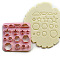 ABS Plastic Plasticine Tools, Clay Cutters, Modeling Tools, Pink, Star, 10x10cm