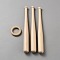 Wooden Baseball Stand Display Holder, with Baseball Bats and Wooden Ring, BurlyWood, 177x17.5mm