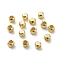 Brass Spacer Beads, Cube, Real 14K Gold Plated, 2x2x2mm, Hole: 1.2mm
