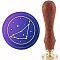 CRASPIRE Capricornus Wax Seal Stamp Constellation Wax Stamp 30mm/1.18inch Removable Brass Head Sealing Stamp with Wooden Handle for Invitation Envelope Cards Gift Scrapbooking