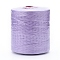 Waxed Polyester Cord for Jewelry Making, Flat, Lilac, 0.7mm, about 743.65 yards(680m)/roll