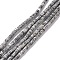 Synthetic Map Stone/Picasso Stone/Picasso Jasper Beads Strands, Flat Round, 4x2mm, Hole: 1mm, about 169pcs/strand, 14.96''(38cm)