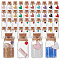PH PandaHall 20PCS Mini Glass Jars, Decorative Bottles with Heart Enamel Charm Wishing Bottles Corked Glass Bottles Sand Art Message Bottle for Christmas Valentine Mother Wedding DIY Craft Favor