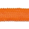 Imitate Austrian Crystal Frosted Glass Beads Strands, Grade AA, Faceted, Bicone, Orange Red, 4x4mm, Hole: 1mm, about 80~85pcs/strand, 30~32cm