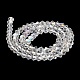 Прозрачные стеклянные бусины гальваническим пряди GLAA-F029-3mm-A13-2