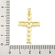 Латунные микро проложить кубического циркония подвески KK-L073-002G-02-3