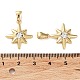 Подвески из нержавеющей стали 304 с искусственными камнями STAS-P329-15G-3