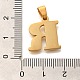 Подвески из нержавеющей стали 304 с ионным покрытием (IP) STAS-U035-01G-R-3