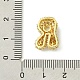 Подвески из латуни с покрытием из прозрачного кубического циркония KK-S378-01G-R-3