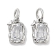 Латунные микро проложить кубического циркония подвески KK-C051-10P-05-1