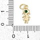 Подвеска из латуни с микропаве из кубического циркония KK-H509-41G-4