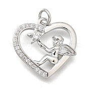 Латунные микро проложить кубического циркония подвески KK-F896-02P