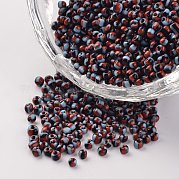 12/0 непрозрачные цвета просачиваться стеклянные бусины SEED-M008-C40