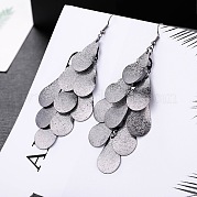 Модные серьги с кисточками из сплава LE0985-11