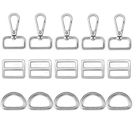 15 шт. 3 стильных железных кольца d FIND-SZ0002-18-1